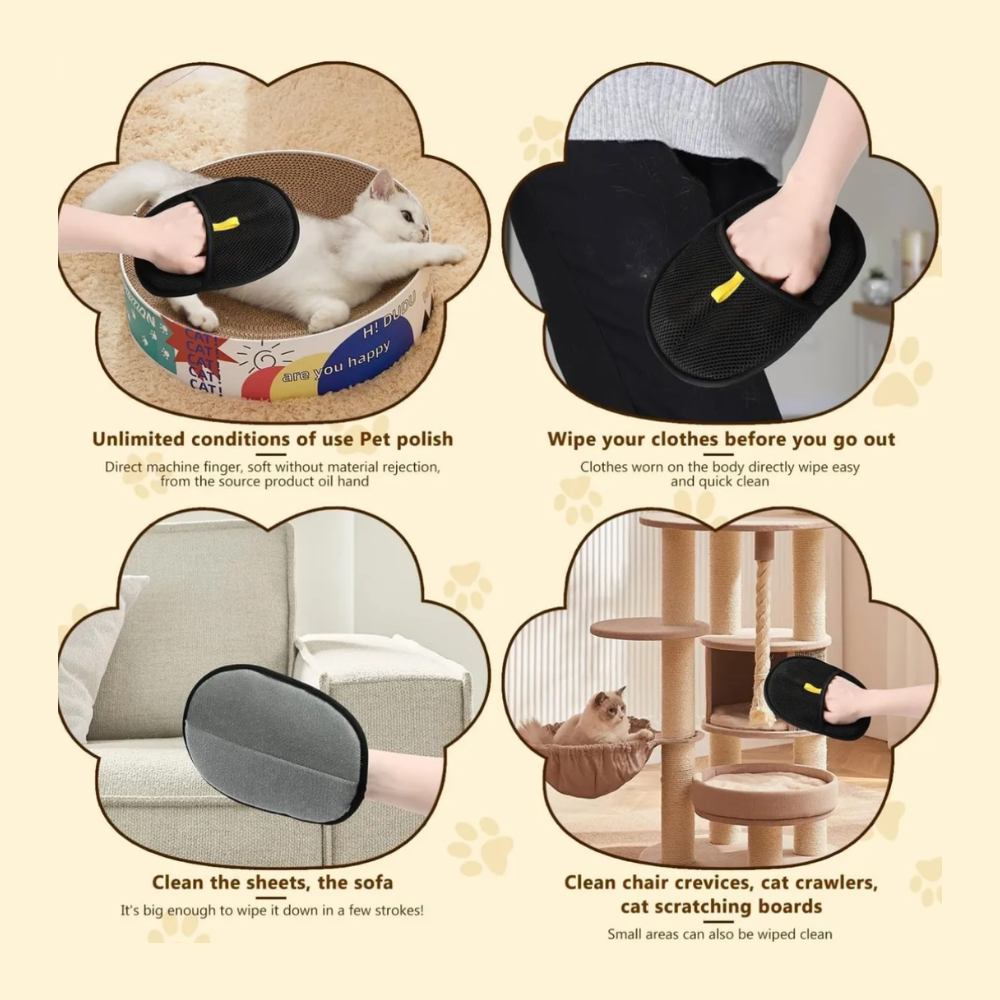 Guante Removedor de Pelo para Mascotas | Lleva 2 y el 2do con 50% OFF