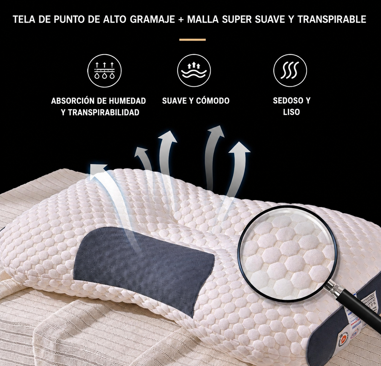 Almohada Para Cuello Viral – Duerme Sin Dolor Esta Noche