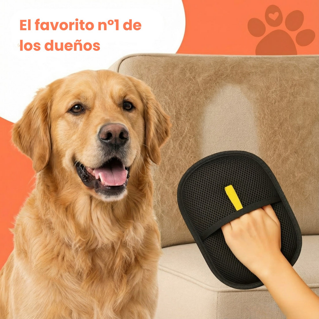 Guante Removedor de Pelo para Mascotas | Lleva 2 y el 2do con 50% OFF